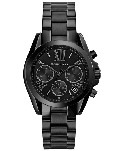 damenuhr chronograph michael kors|michael kors black chronograph watch.